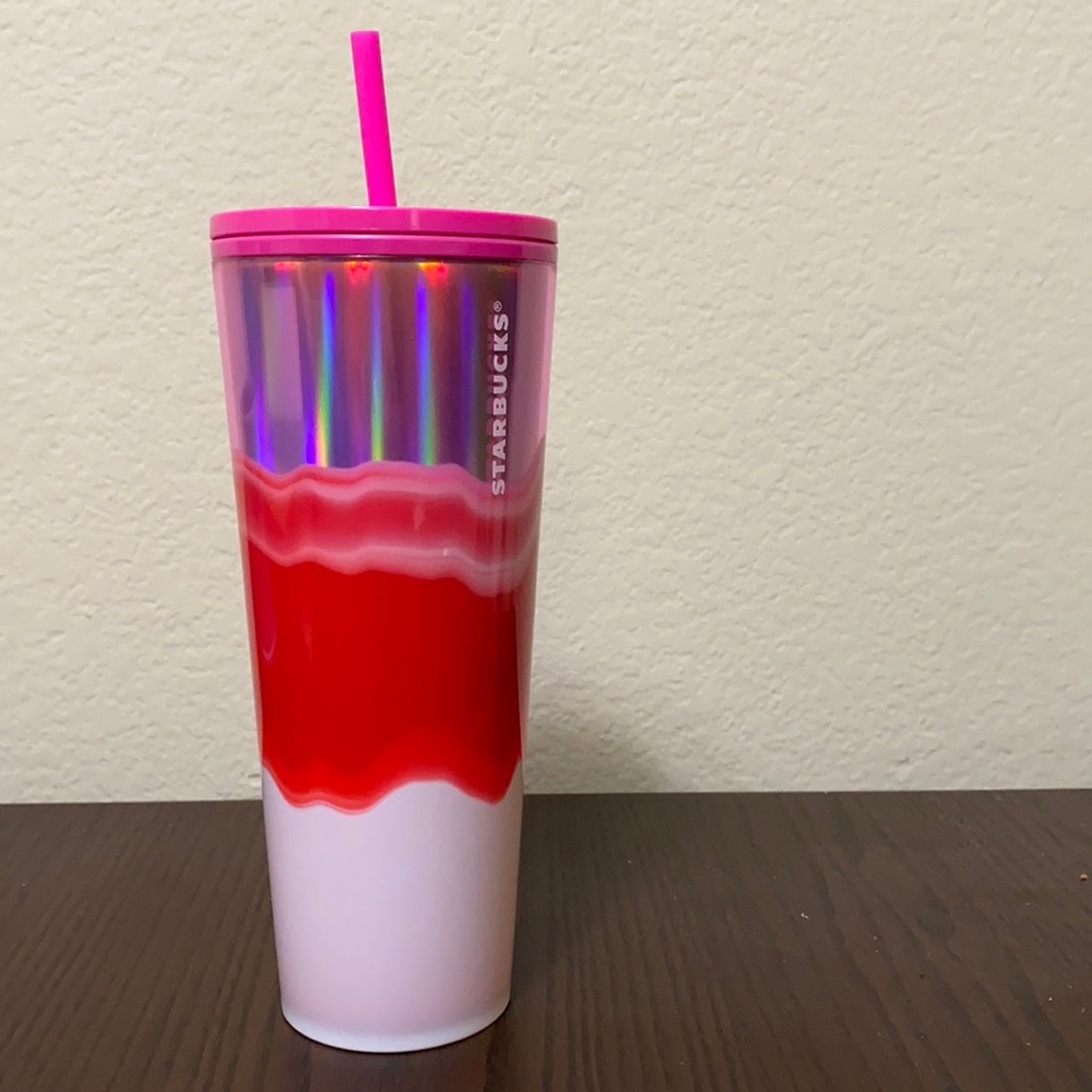 Starbucks Pink Drip Venti Cold Cup